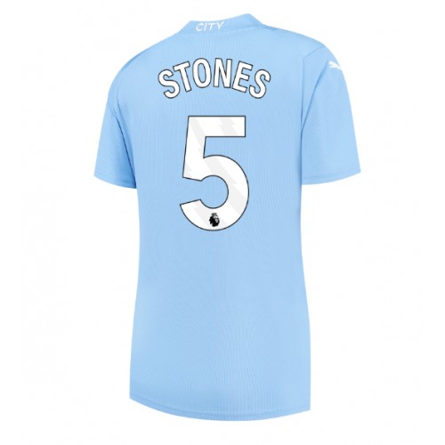 Manchester City John Stones #5 Domaci Dres za Ženska 2023-24 Kratak Rukav